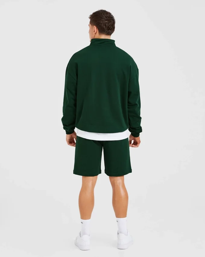 Rebound Pullover mit 1/4-Reißverschluss