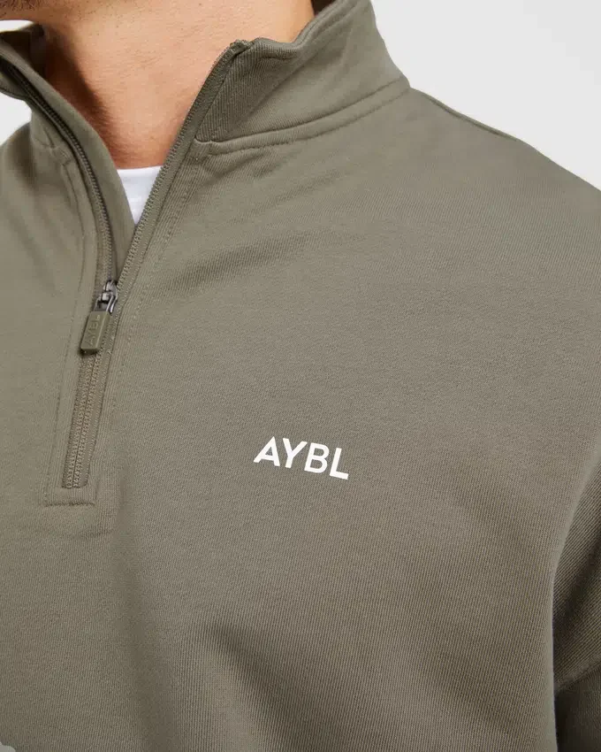 Rebound Pullover mit 1/4-Reißverschluss
