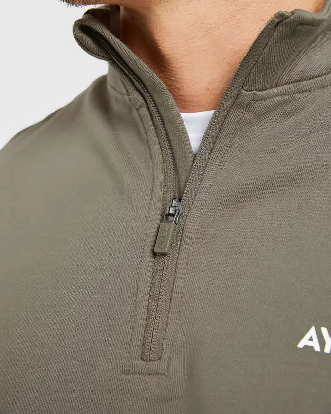 Rebound Pullover mit 1/4-Reißverschluss