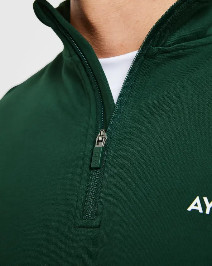 Rebound Pullover mit 1/4-Reißverschluss