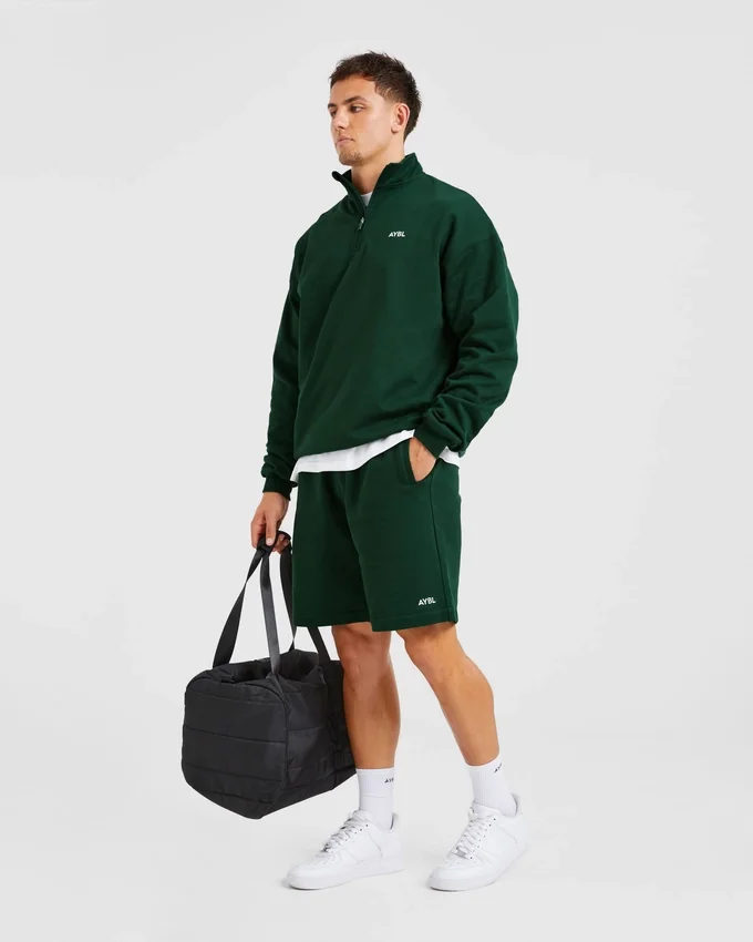 Rebound Pullover mit 1/4-Reißverschluss