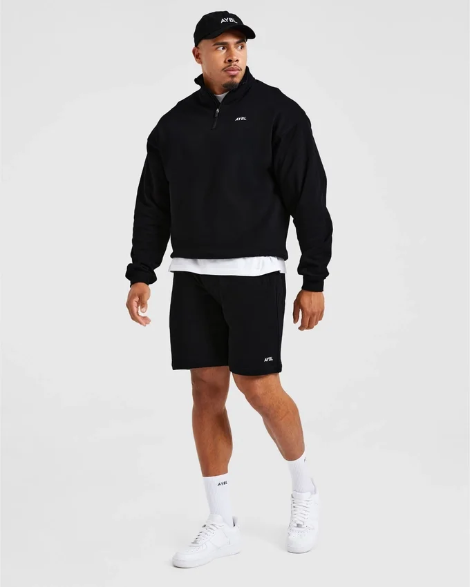 Rebound Pullover mit 1/4-Reißverschluss