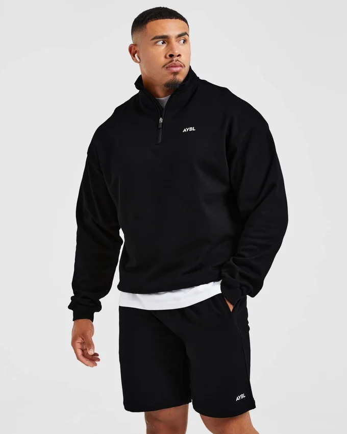 Rebound Pullover mit 1/4-Reißverschluss