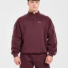 Restore Oversized-Pullover mit 1/4-Reißverschluss