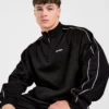 Restore Oversized-Pullover mit 1/4-Reißverschluss