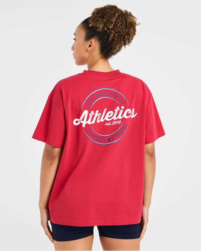 Retro Athletics Club Oversize-T-Shirt