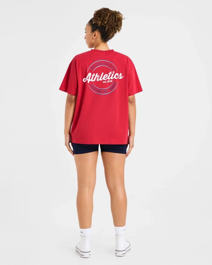 Retro Athletics Club Oversize-T-Shirt