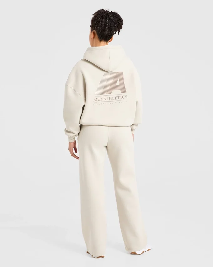 Retro Athletics Oversized-Jogginghose mit geradem Bein