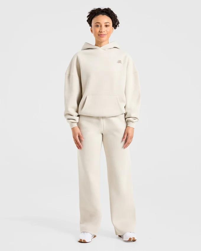Retro Athletics Oversized-Jogginghose mit geradem Bein