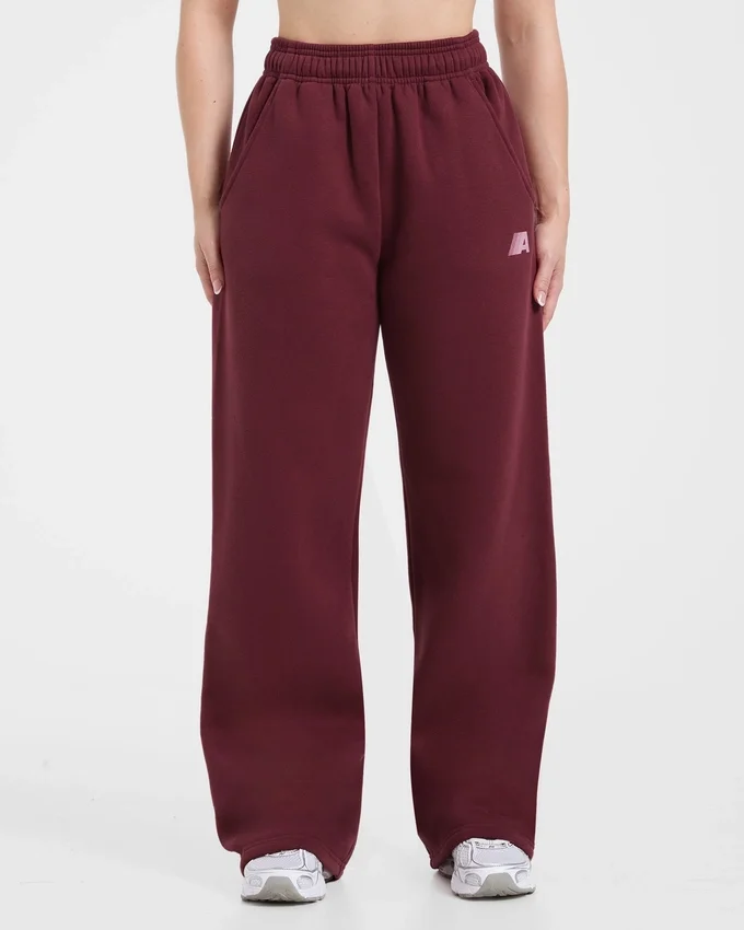 Retro Athletics Oversized-Jogginghose mit geradem Bein