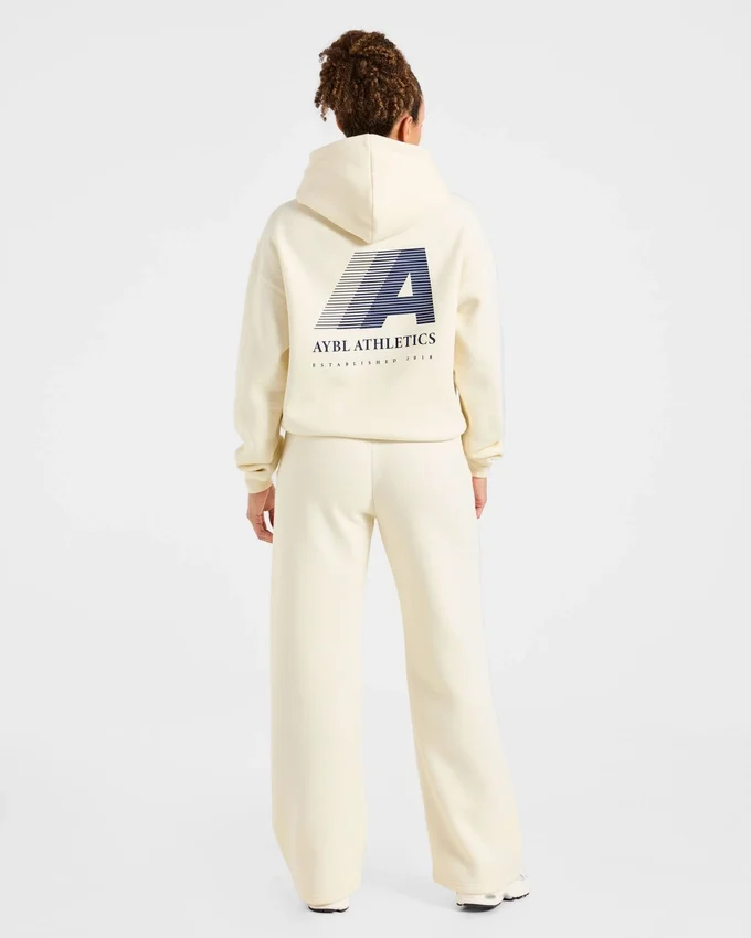 Retro Athletics Oversized-Jogginghose mit geradem Bein