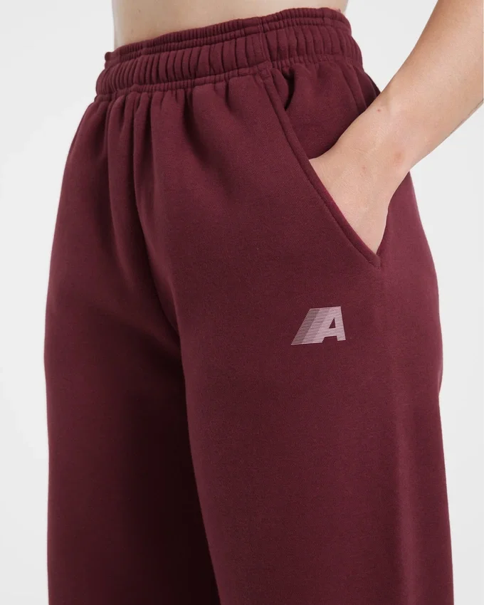 Retro Athletics Oversized-Jogginghose mit geradem Bein