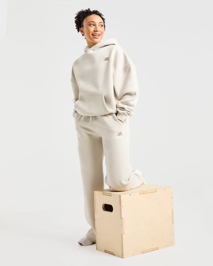 Retro Athletics Oversized-Jogginghose mit geradem Bein