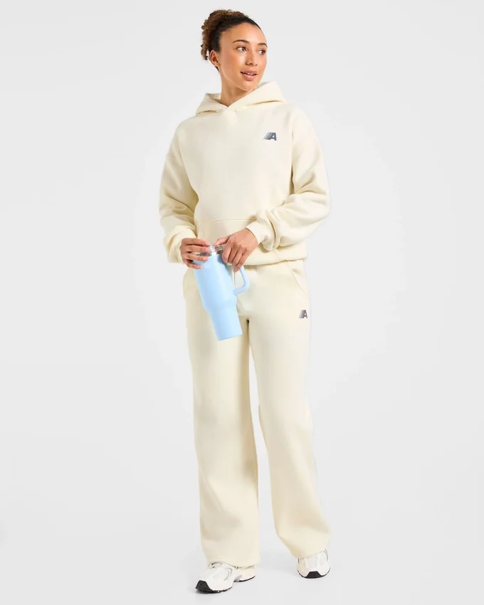 Retro Athletics Oversized-Jogginghose mit geradem Bein