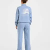 Retro Athletics Oversized-Pullover mit 1/4-Reißverschluss