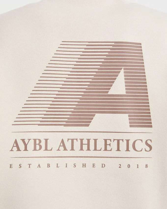 Retro Athletics Oversized-Pullover mit 1/4-Reißverschluss