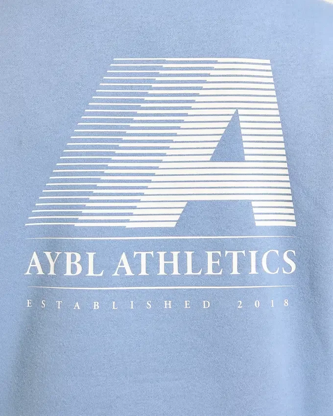 Retro Athletics Oversized-Pullover mit 1/4-Reißverschluss