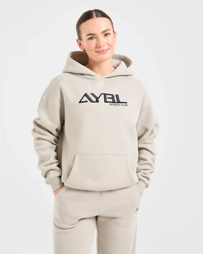 Retro-Hoodie mit Stickerei in Oversize-Passform