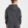 Retro-Hoodie mit Stickerei in Oversize-Passform