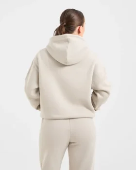Retro-Hoodie mit Stickerei in Oversize-Passform