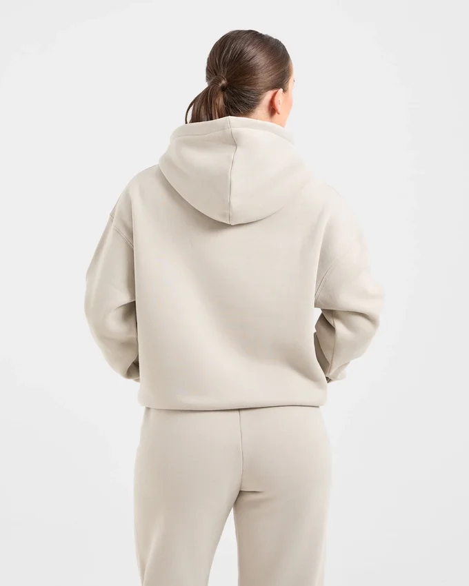 Retro-Hoodie mit Stickerei in Oversize-Passform
