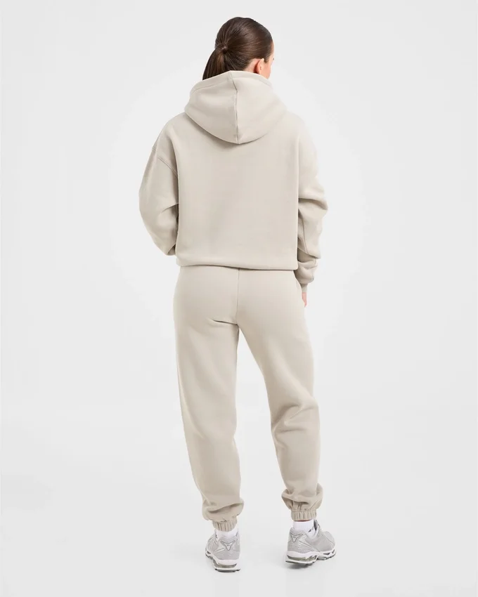 Retro-Hoodie mit Stickerei in Oversize-Passform