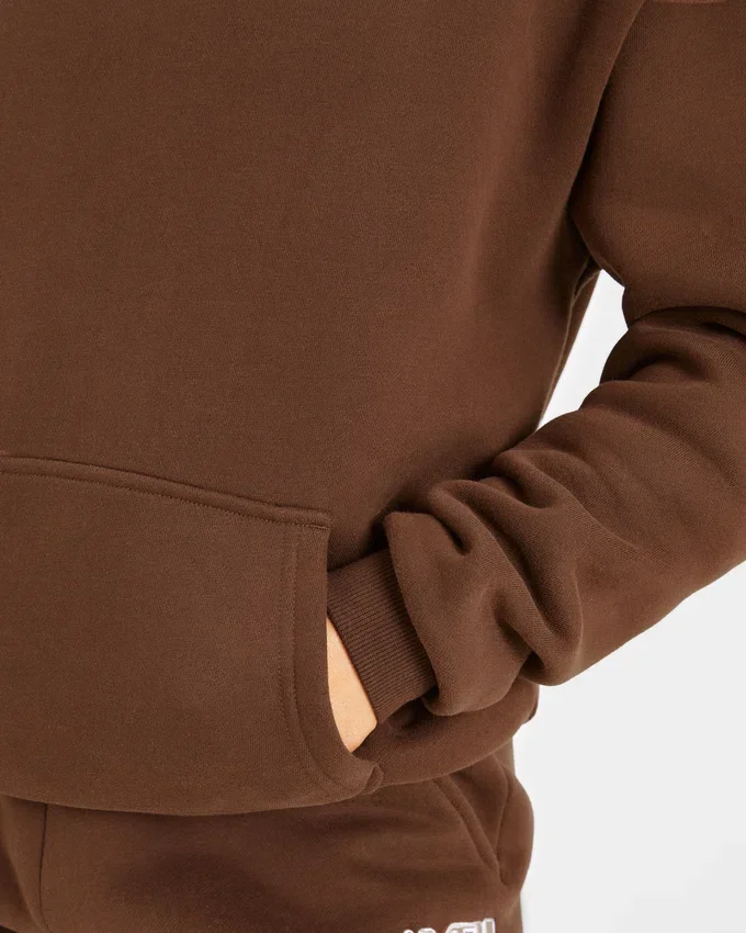 Retro-Hoodie mit Stickerei in Oversize-Passform