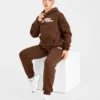 Retro-Hoodie mit Stickerei in Oversize-Passform