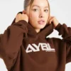 Retro-Hoodie mit Stickerei in Oversize-Passform