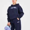 Retro-Hoodie mit Stickerei in Oversize-Passform