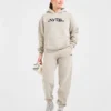 Retro-Hoodie mit Stickerei in Oversize-Passform
