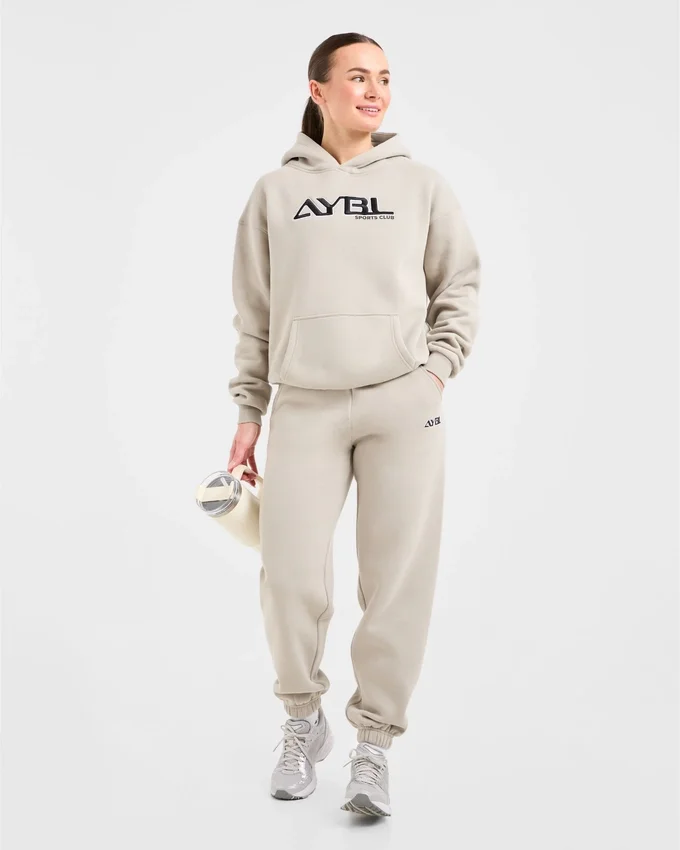Retro-Hoodie mit Stickerei in Oversize-Passform