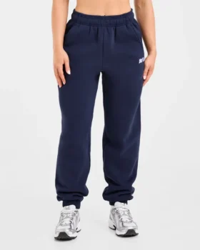 Retro-Jogginghose mit Stickerei in Oversize-Passform