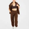 Retro-Jogginghose mit Stickerei in Oversize-Passform