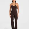 Sculpt Backless Flared All-in-One