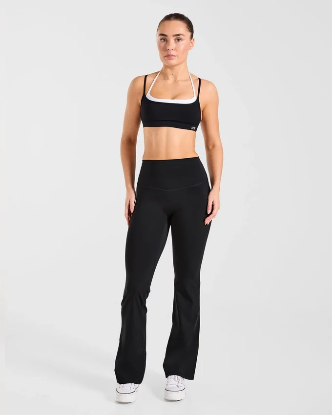 Sculpt-Leggings mit ausgestelltem Bein