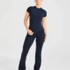 Sculpt-Leggings mit ausgestelltem Bein