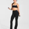 Sculpt-Leggings mit ausgestelltem Bein