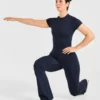 Sculpt-Leggings mit ausgestelltem Bein