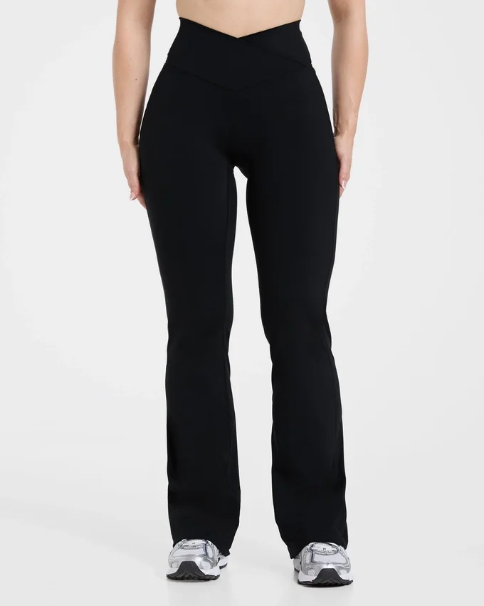 Sculpt Wrap Leggings mit ausgestelltem Bein