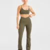Sculpt Wrap Leggings mit ausgestelltem Bein