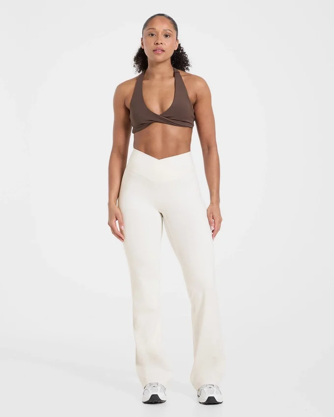 Sculpt Wrap Leggings mit ausgestelltem Bein