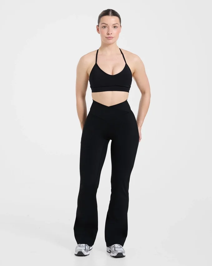 Sculpt Wrap Leggings mit ausgestelltem Bein