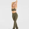 Sculpt Wrap Leggings mit ausgestelltem Bein