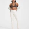 Sculpt Wrap Leggings mit ausgestelltem Bein