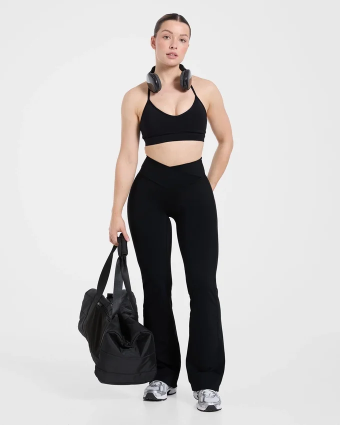 Sculpt Wrap Leggings mit ausgestelltem Bein