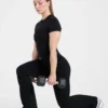 Sculpt Wrap Leggings mit ausgestelltem Bein