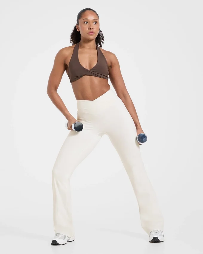 Sculpt Wrap Leggings mit ausgestelltem Bein