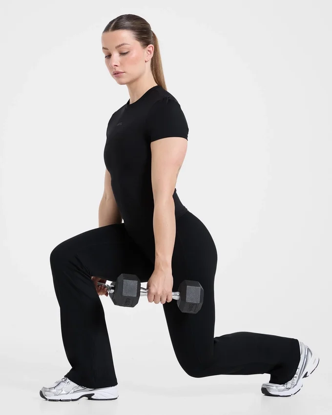 Sculpt Wrap Leggings mit ausgestelltem Bein