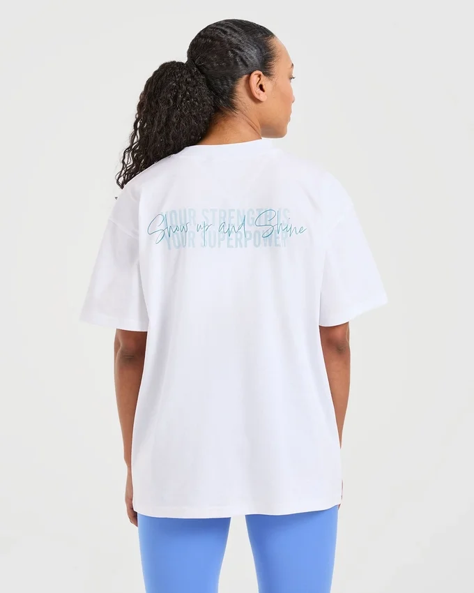 „Show Up“ Oversize-T-Shirt